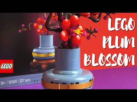 Конструктор LEGO Botanicals Сливовый цвет 327 деталей (10369)