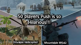 50 players Push! It's so hilarious!