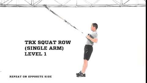 TRX SQUAT ROW SINGLE ARM L 1