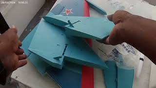 unboxing the Elite Su30 70mm  twin EDF jet