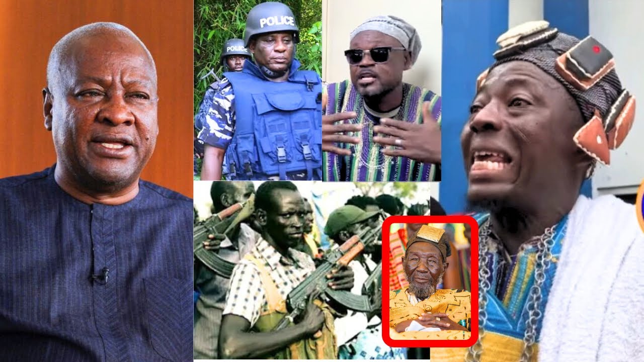 If you darɛ us, there will be wàr in Ghana, àngry Mamprusi people wařn John Mahama and IGP Yohonu