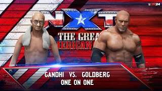 WWE 2K24 - Mahatma Gandhi vs. Goldberg