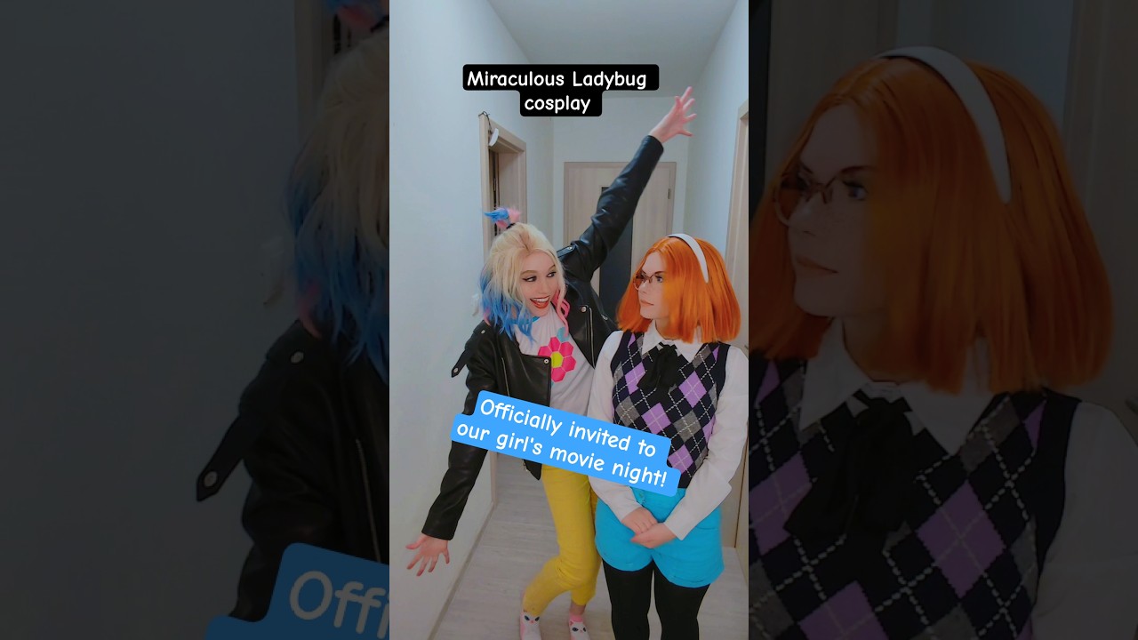 Officially invited? | Zoé & Sabrina @nikkihatsunecosplay #miraculous #cosplay #shorts