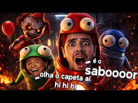 O CAPETA APARECEU NO R.E.P.O 😨 (CAOS COM OS GURI)