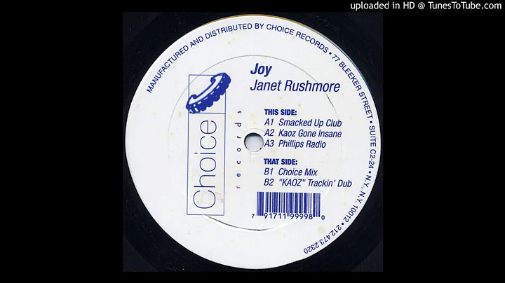 Janet Rushmore - Joy (Choice Mix)
