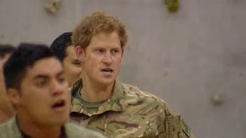 Prince Harry performs Haka in New Zealand