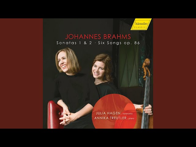 Brahms - Wiegenlied-arrgt violoncelle & piano : J.Hagen / A.Treutler