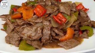 Pepper Steak Recipe, Easy & Tastiest Beef Steak Recipe TENDER & JUICY | Beef Stir Fry | Beef Recipe