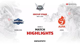 Rebellion vs Aura HIGHLIGHTS MPL ID S13 | RBL vs AURA ESPORTSTV screenshot 3