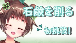 【ASMR】あなたの悩みも即斬！たぬきがソープカービングに初挑戦！のはずが？！【囁き/石鹸を削る/バイノーラルマイク/Whisper/Soa