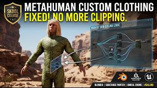 Metahuman Custom Clothing Tutorial | Blender, Substance Painter &amp; Unreal Engine 5.7