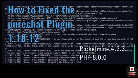 Fixed PureChat Plugin 1.18.12.01 Pocketmine api 4.0.0 PHP version 8.0.0 Download fix