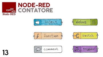 Realizzare un semplice contatore con Node-Red - video 13