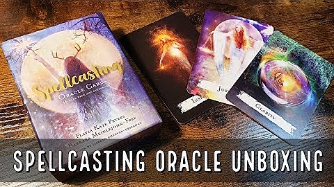 Spellcasting Oracle Cards Unboxing and Flip Through