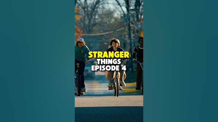 Did you know in STRANGER THINGS: EPISODE 4…