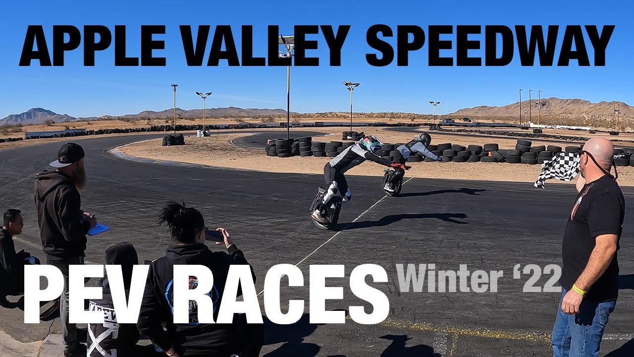 Apple Valley Speedway PEV Races (Winter '22) YouTube