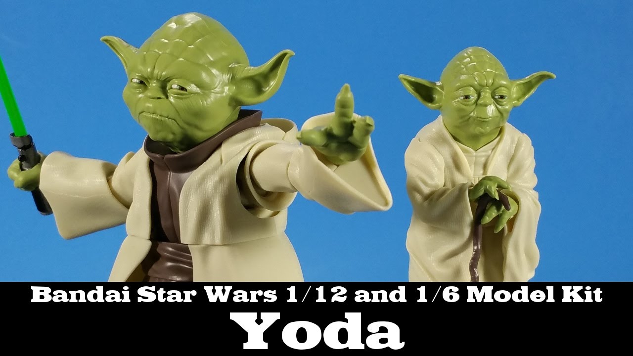 STAR WARS YODA 1/6 プラスチックモデルキット Star Wars 1/6 Yoda Pre-Colored Plastic Model (New Package