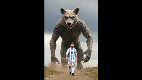 Messi neymar mbappe's Lion vs ronaldo's snake #football #messi #ronaldo