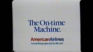 1988 American Airlines Efficient. Precise. Dependable. The On-Time Machine TV Commercial