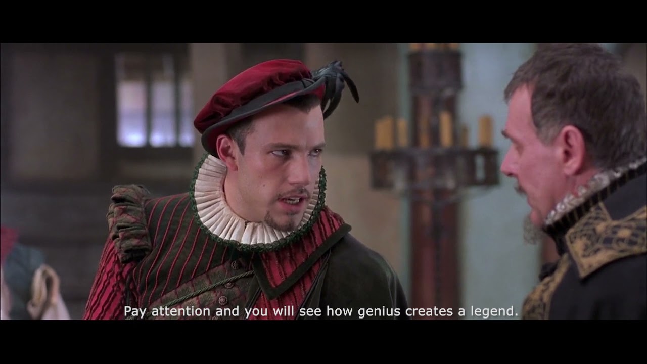 Shakespeare in Love - Pay attention and you will see how genius creates a legend