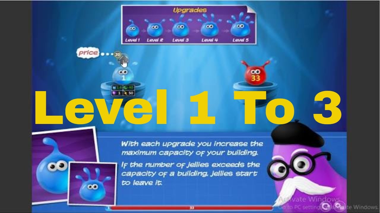Jelly Go Playthrough level 1 to 3.. YouTube