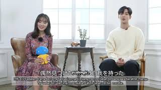 [INDO SUB] Kim Hye Yoon and Rowoon interview for KNTV (Japanese TV status)