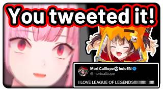 Calli And Gigi Talk About The I Love League Of Legends Tweet Hololive En