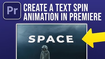 How to Create a Text Spin Animation in Premiere Pro (2024)