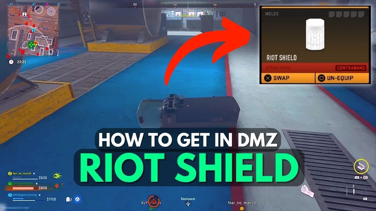 Did you know you can get Riot Shields in DMZ?? YouTube