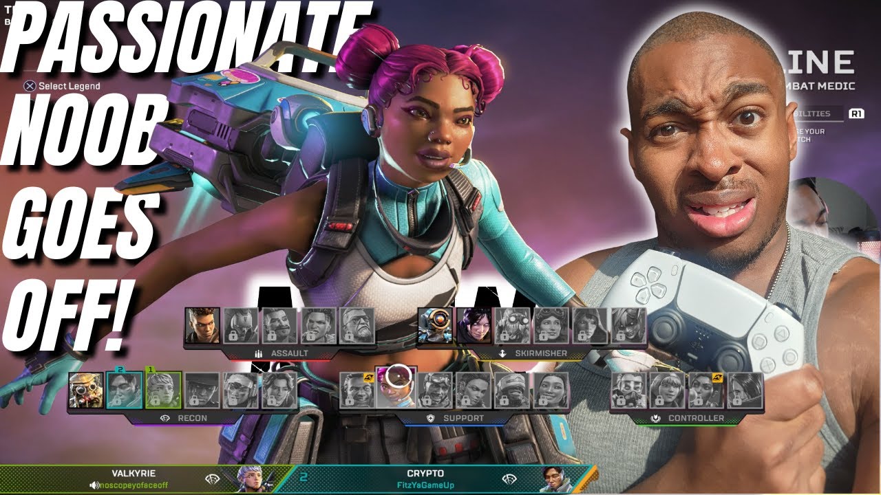 PASSIONATE NOOB Plays Apex Legends for the First Time | Ft.
