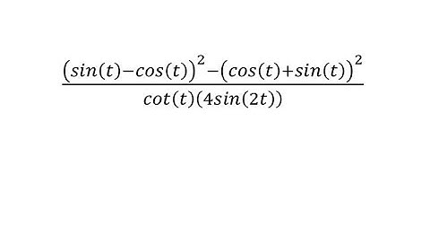 Simplify Trig Expression: Quotient with Sines and Cosines and Double Angle