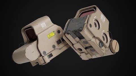 Timelapse EOTECH GAME READY! Pt-3 BAKE & TEXTURE