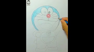 Doraemon Drawing 【Cartoon Drawing】#short video ▶ Art Azad