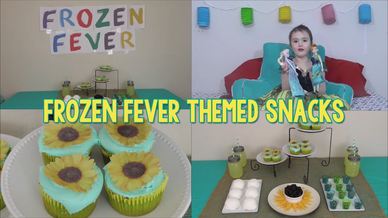Frozen Fever Themed Party Snacks - Sunflowers & Snowballs ...