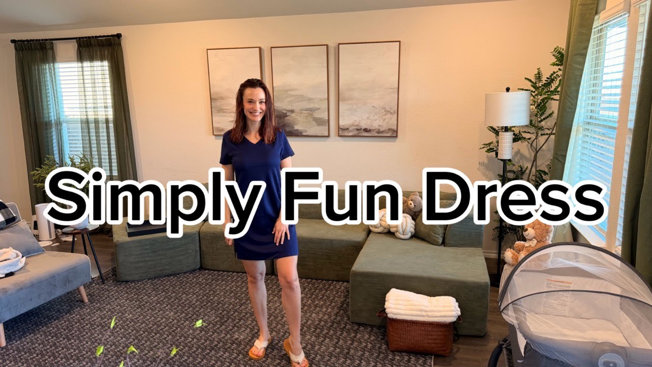 Amazon Finds for Summer: Casual V-Neck T-Shirt Dress Try-On 