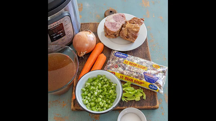 Hearty 15 BEAN SOUP in the Instant Pot