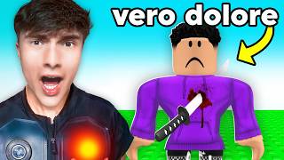 GIOCO a ROBLOX ma SENTO IL DOLORE NELLA VITA REALE...