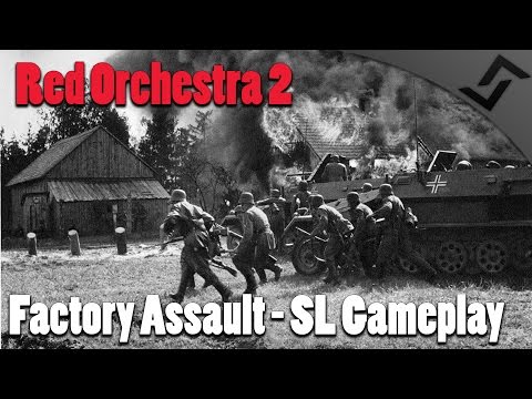 Red Orchestra 2 - Factory Assault - German Squad Leader Gameplay