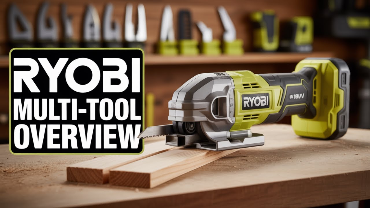 Making Easy Cuts And Simple Sanding With The RYOBI 18V Multi Tool