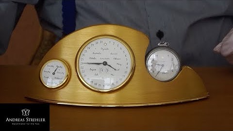 Andreas Strehler explains his Perpetual Desk Calendar