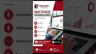 𝗦𝗺𝗮𝗿𝘁 𝗧𝗲𝗰𝗵𝗻𝗼𝗹𝗼𝗴𝘆 𝗙𝗼𝗿 𝗠𝗼𝗱𝗲𝗿𝗻 𝗕𝘂𝘀𝗶𝗻𝗲𝘀𝘀 | AI • CRM • Cloud Solutions
