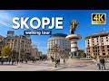 Exploring Skopje 🇲🇰 | 4K Walking Tour of North Macedonia's Vibrant Capital