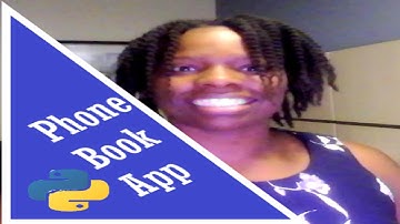 Making a PhoneBook App in Python | A Code Review