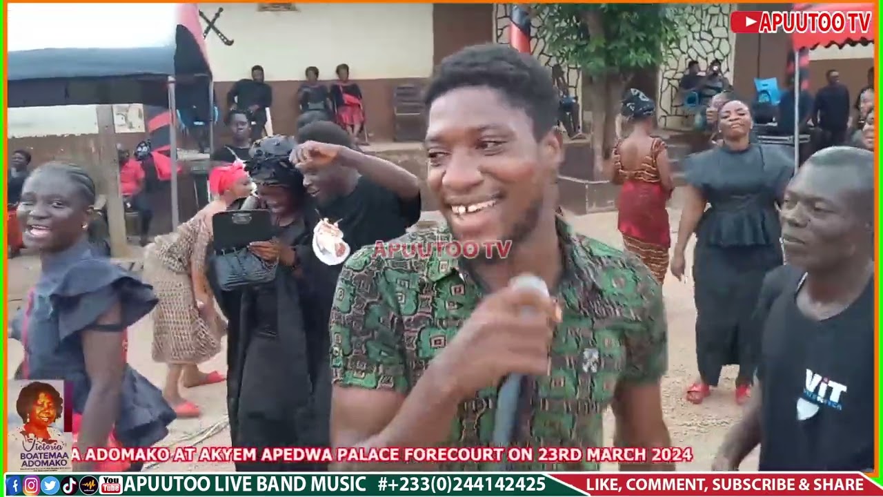 Vintage band Ghana highlife live band performance at Akyem Apedwa