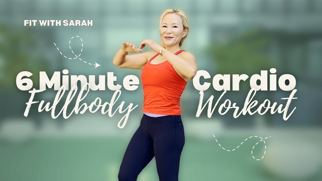 6 Minute Cardio Full Body Workout - YouTube