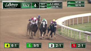 RACE 4 PROGRAM 7-7-2021
