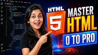 Complete HTML Tutorial for Beginners | Zero to Pro Level with Notes &amp; Projects