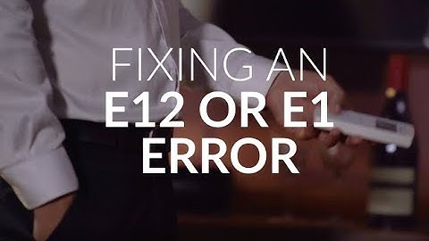 Piazzetta Pellet Heaters: How to fix an E12 or E1 Error