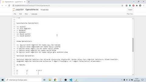 Python: Operatörler