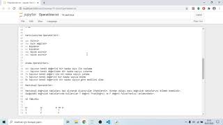 Python: Operatörler